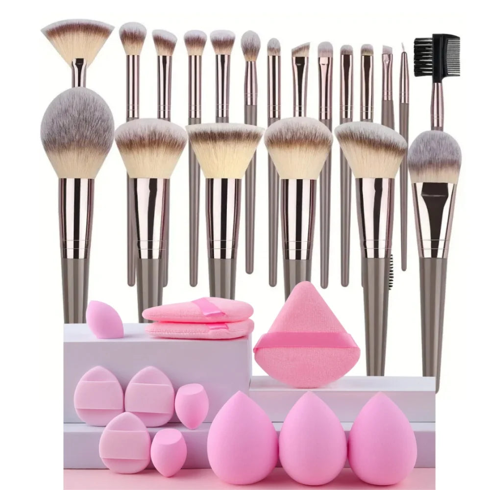 Fluffy Multiuse Makeup Brush Set