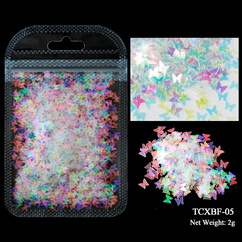 Holographic Nail Glitter Sequins