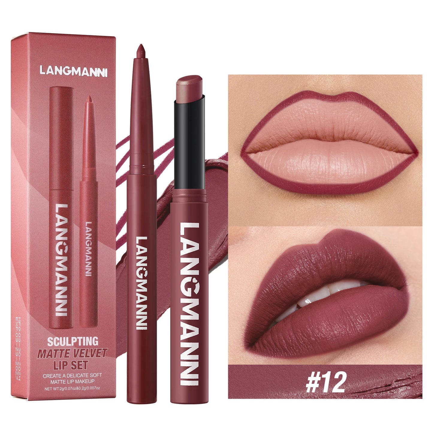 Dual Lipliner Lipstick Set