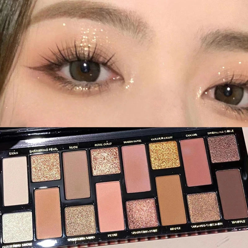MYHO Nude Glitter Eyeshadow Palette