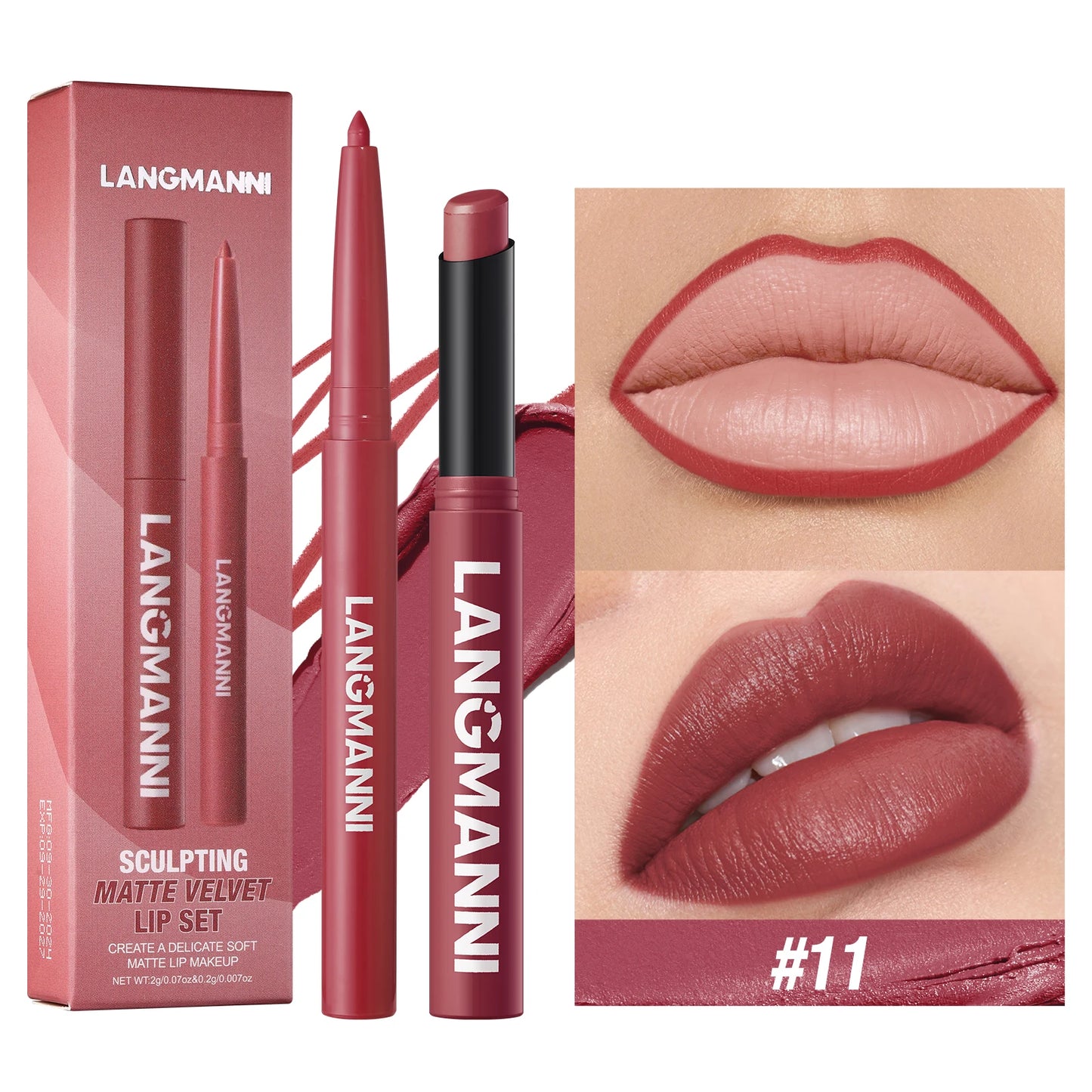 Dual Lipliner Lipstick Set