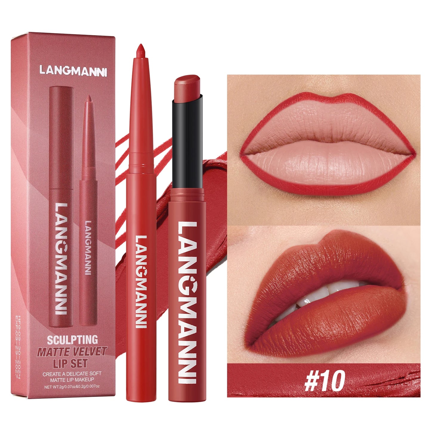 Dual Lipliner Lipstick Set