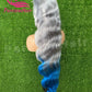 Gray Blue Body Wave Wig
