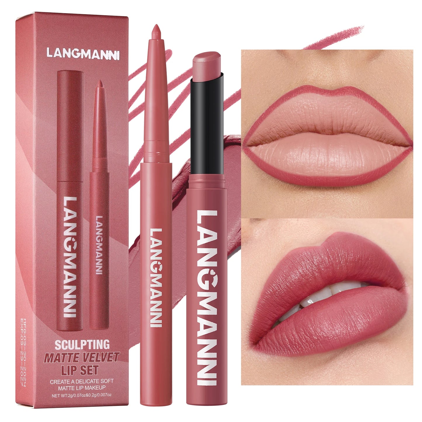 Dual Lipliner Lipstick Set
