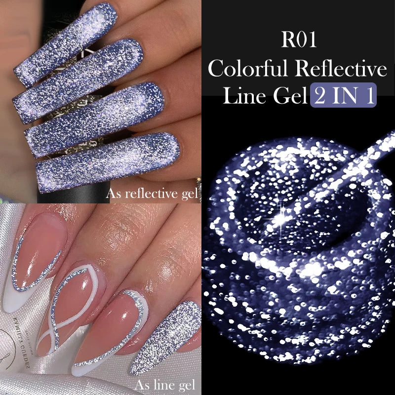 Reflective Glitter Liner Gel