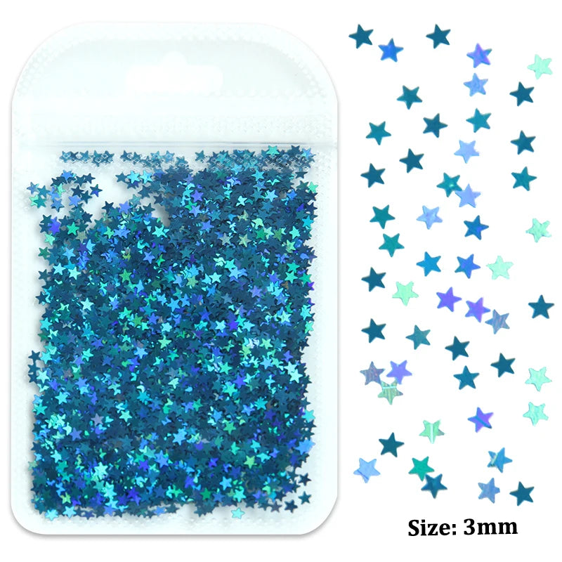 Holographic Nail Glitter Sequins