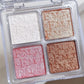 Four Color Glow Highlighter Palette