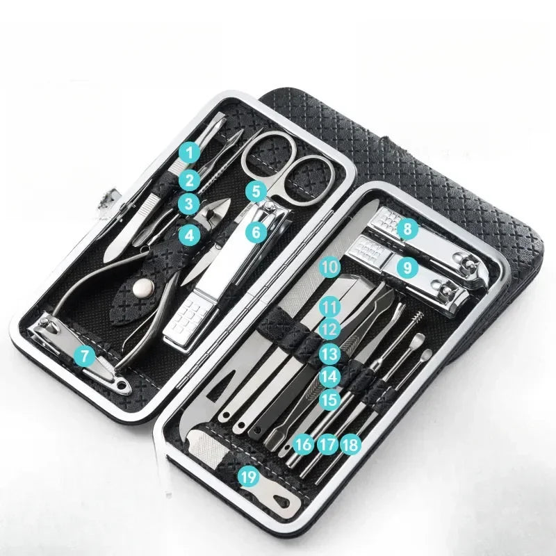 Complete 19-Piece Nail Kit