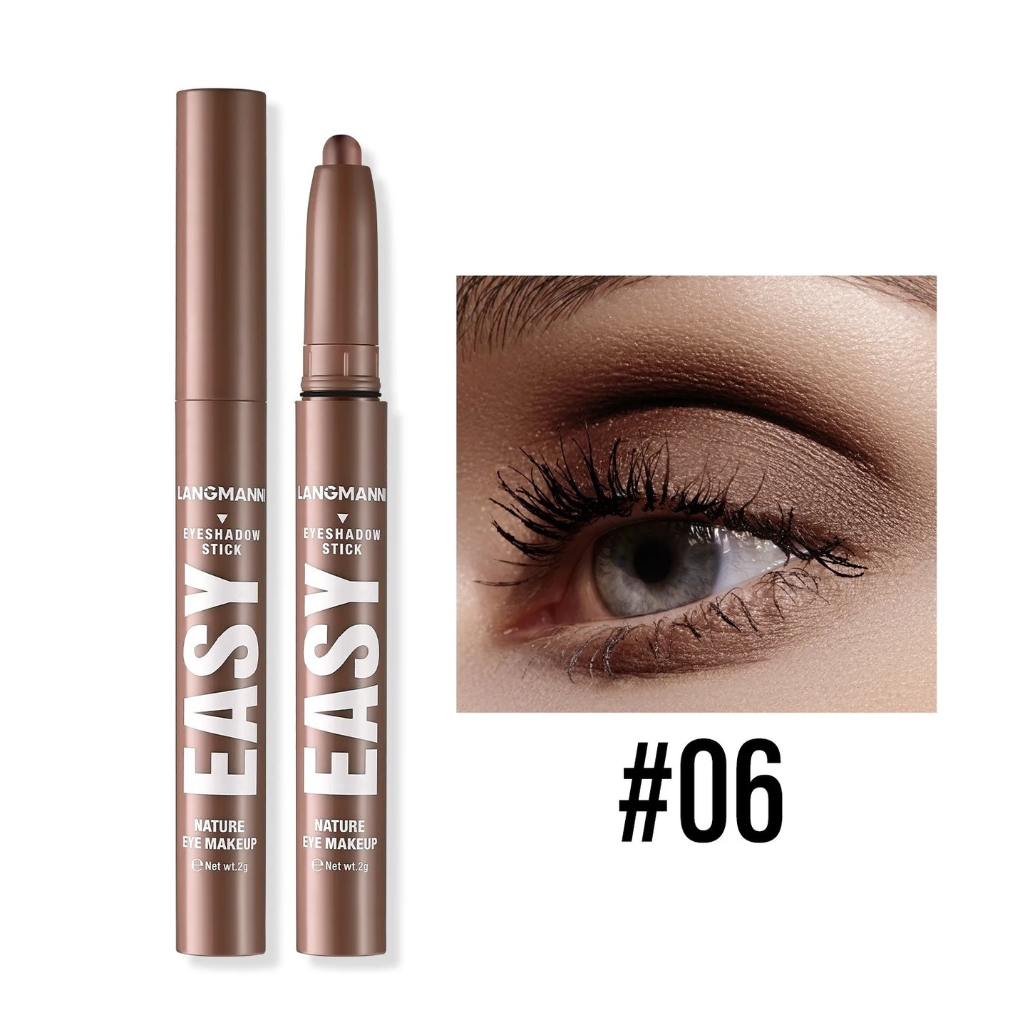 Twelve Color Shimmer Eyeshadow Stick