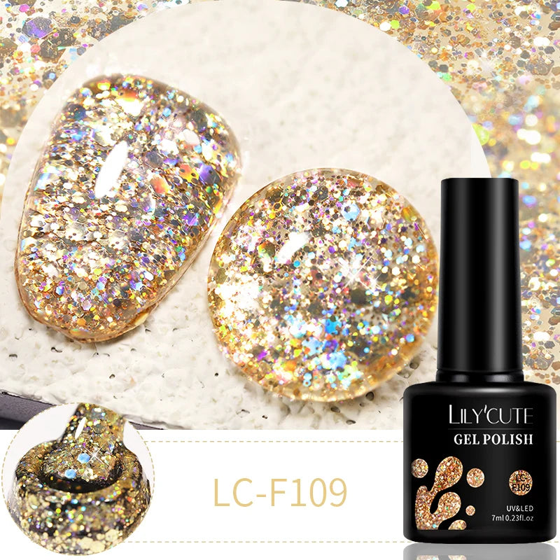 Iridescent Magnetic Cat-Eye Gel