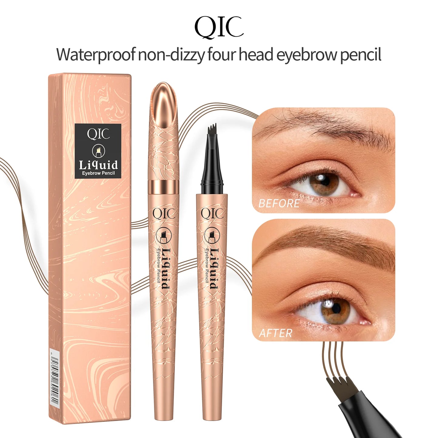 Smudge-Proof Microblade Brow Pen
