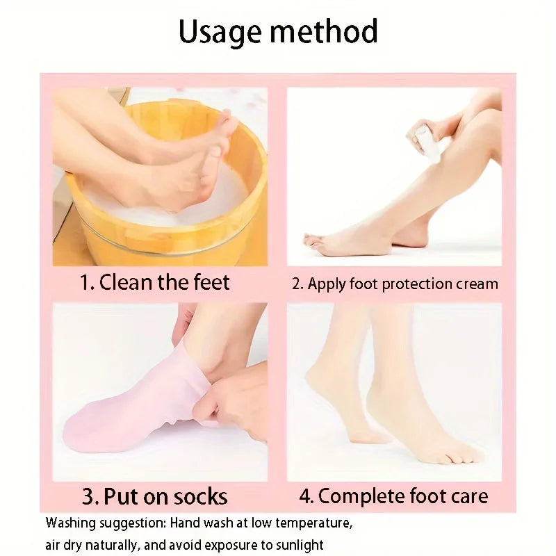 Silicone Moisturizing Foot Socks