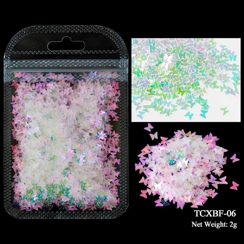 Holographic Nail Glitter Sequins