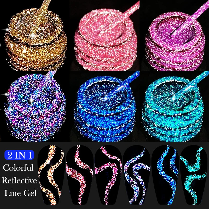 Reflective Glitter Liner Gel