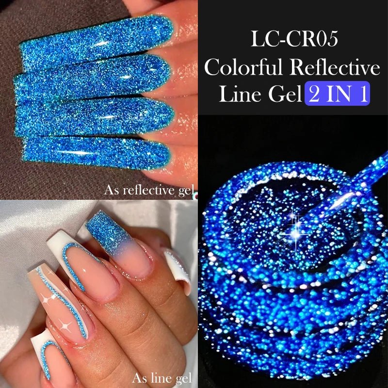Reflective Glitter Liner Gel