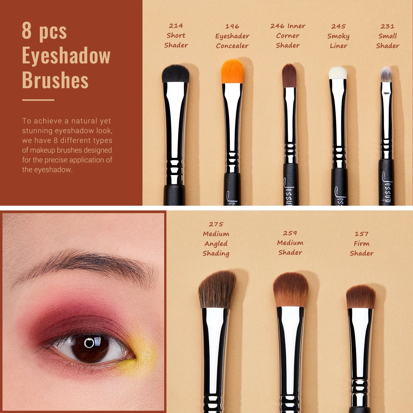 Jessup Eye Brush Set