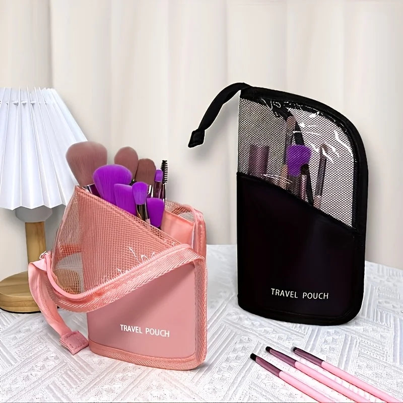 Vertical Oxford Makeup Pencil Case