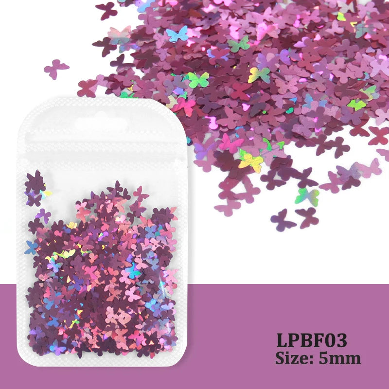 Holographic Nail Glitter Sequins