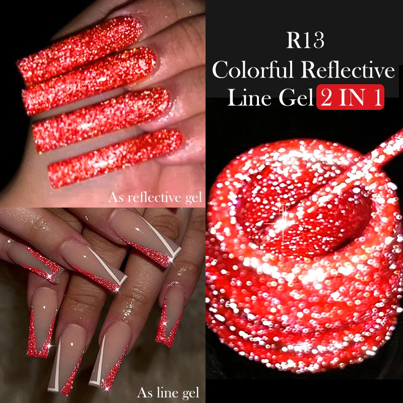 Reflective Glitter Liner Gel
