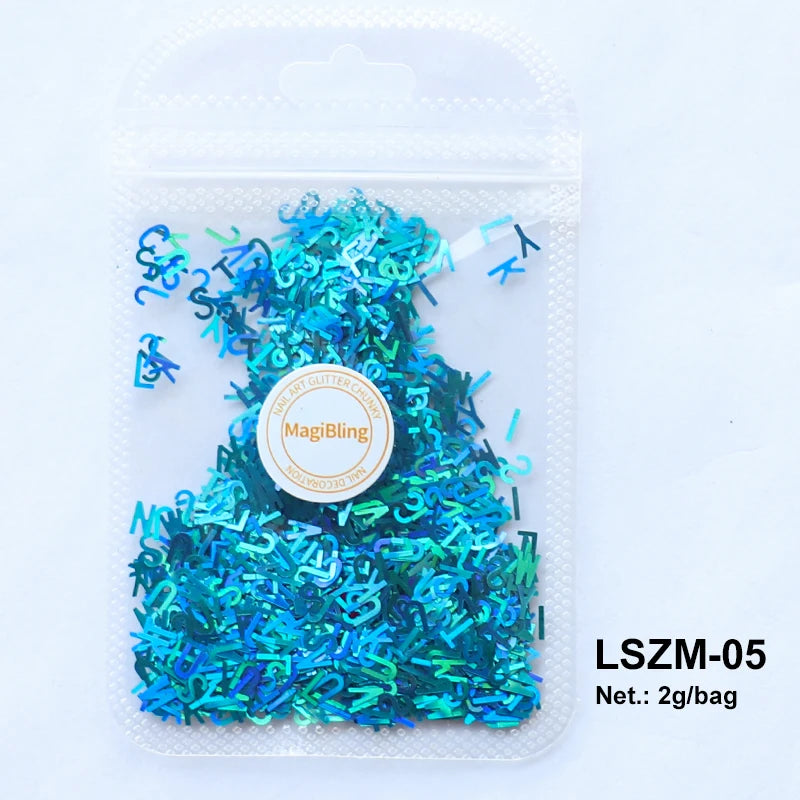 Holographic Nail Glitter Sequins