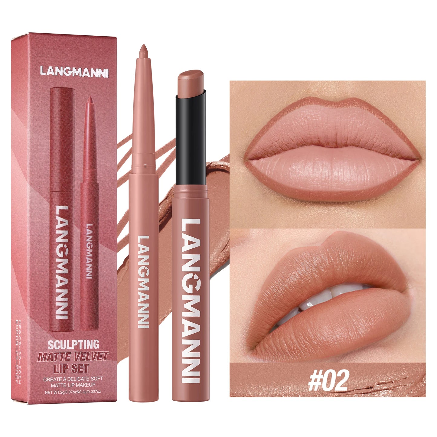 Dual Lipliner Lipstick Set