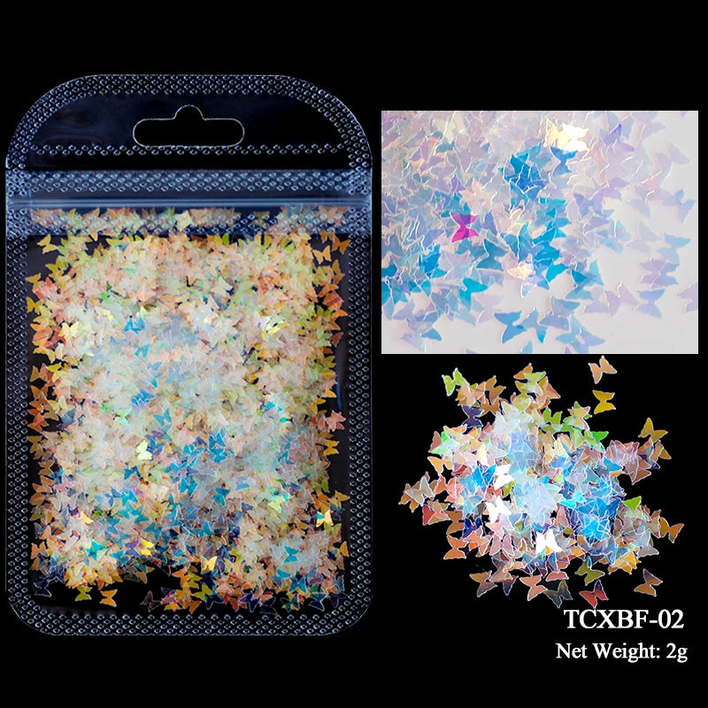Holographic Nail Glitter Sequins