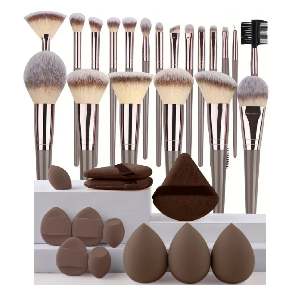 Fluffy Multiuse Makeup Brush Set
