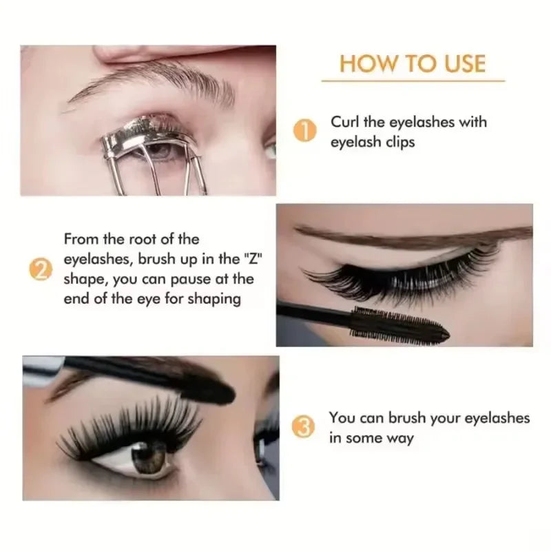 4D Waterproof Curling Mascara