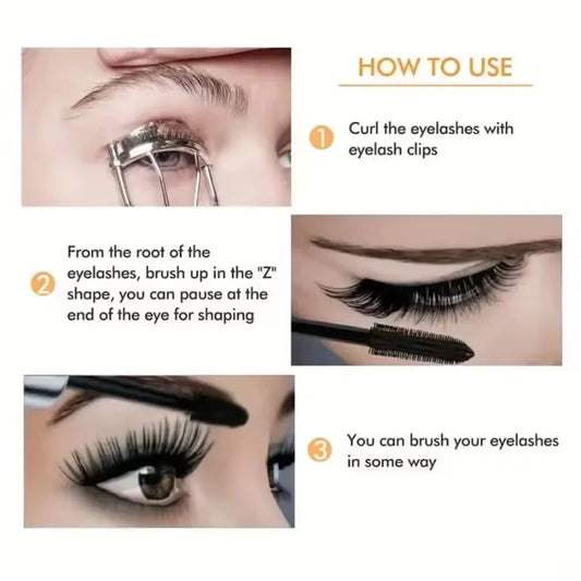 4D Waterproof Curling Mascara