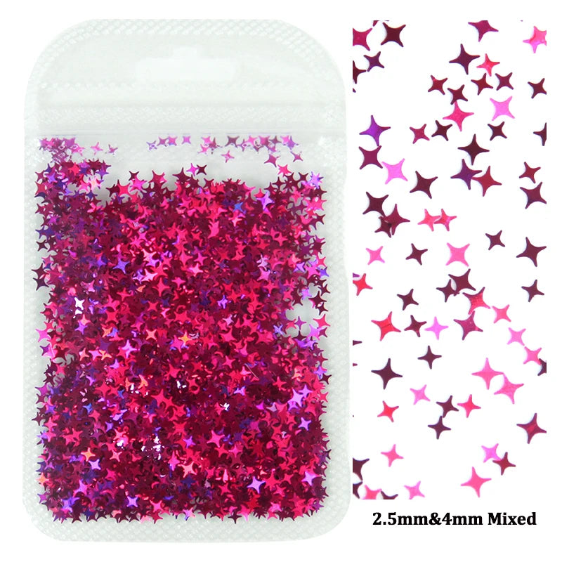 Holographic Nail Glitter Sequins