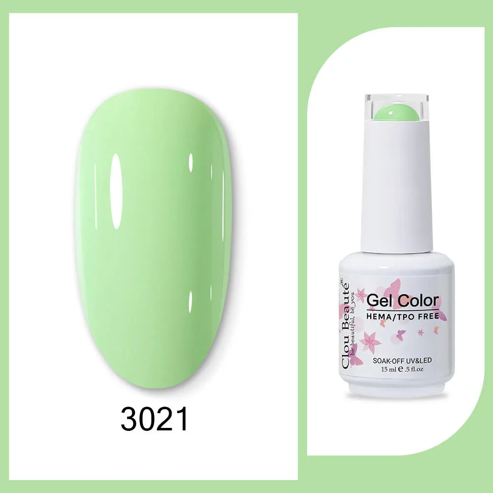 HEMA-Free Army Green Gel Polish