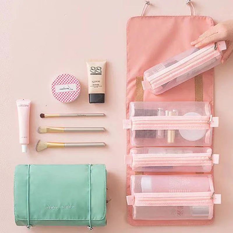 Four-Piece Foldable Cosmetic Organizer