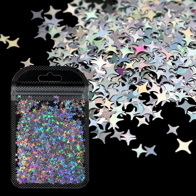 Holographic Nail Glitter Sequins