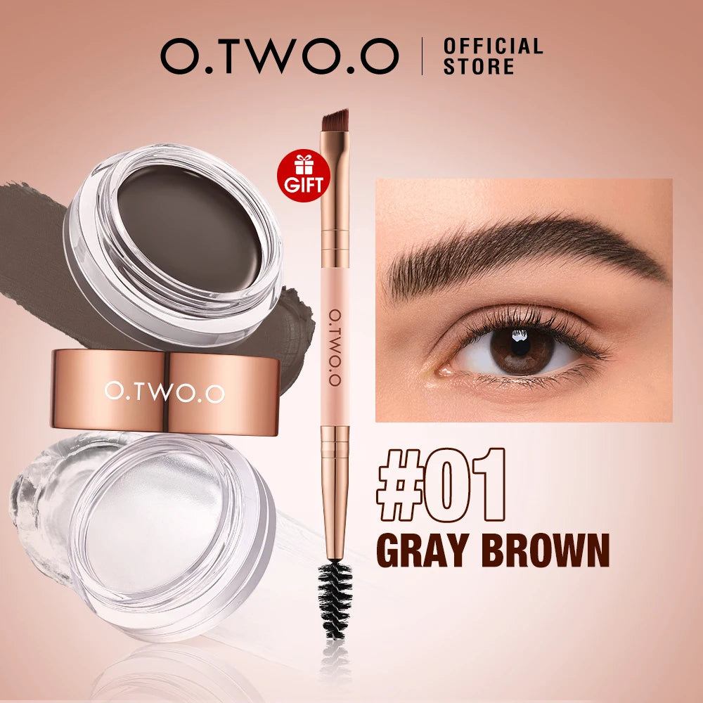 O.TWO.O Dual Brow Pomade