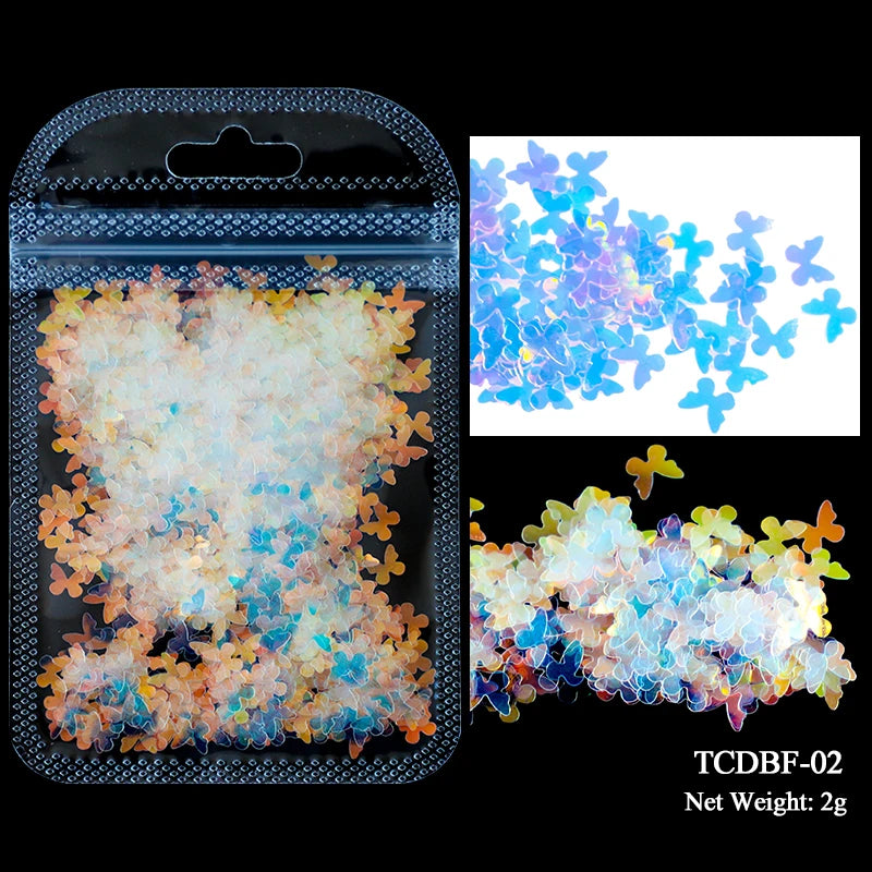 Holographic Nail Glitter Sequins