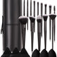 Soft Black Makeup Brush Set