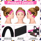 Adjustable No-Slip Wig Headband