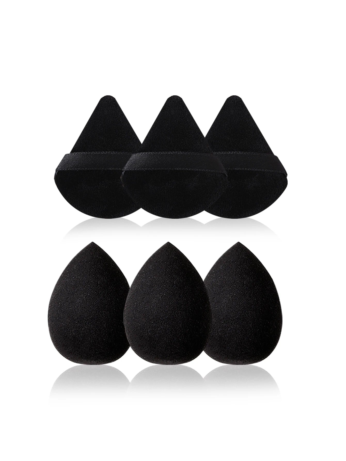 Soft Black Makeup Brush Set