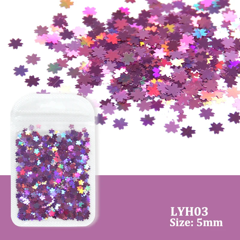 Holographic Nail Glitter Sequins