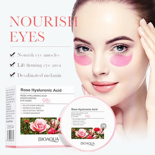 Rose Hyaluronic Eye Patches