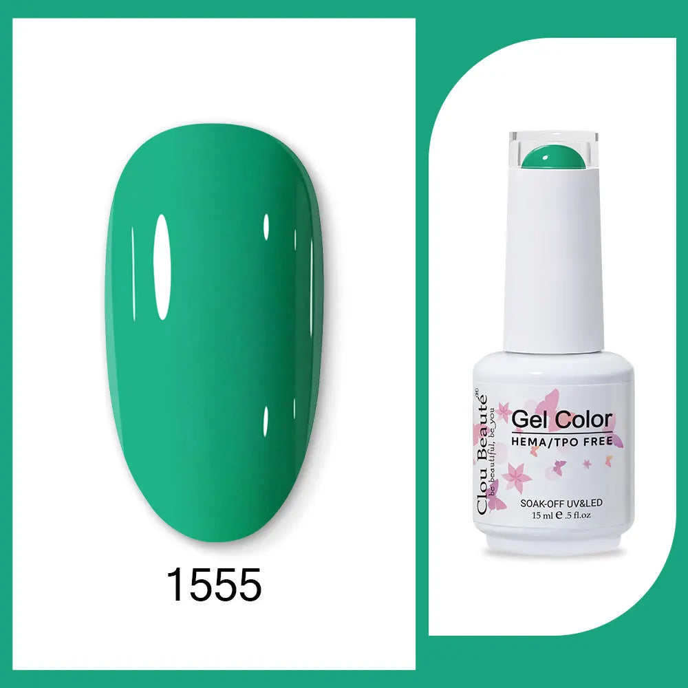 HEMA-Free Army Green Gel Polish