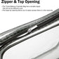 Transparent Zipper Toiletry Storage Pouch