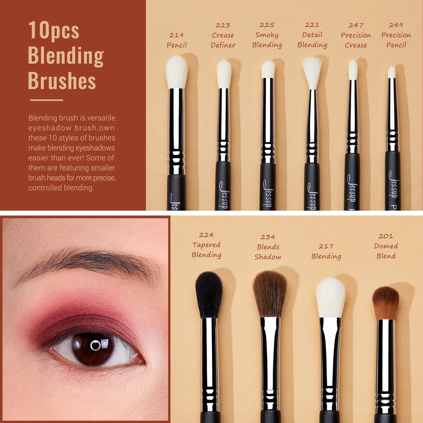 Jessup Eye Brush Set