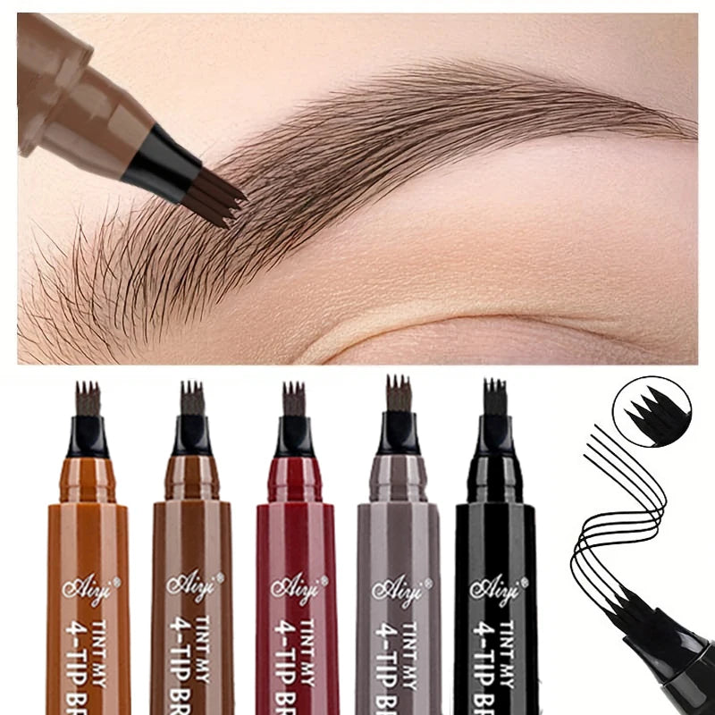 Four-Tip Microblade Brow Pen