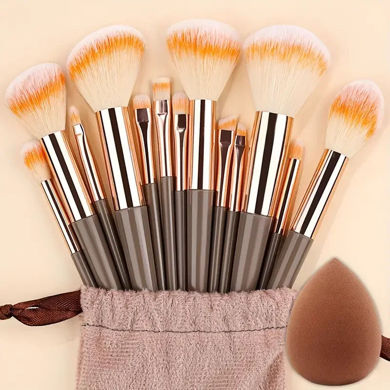 13 Piece Makeup Brush Set