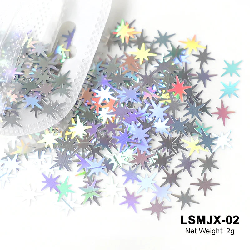 Holographic Nail Glitter Sequins