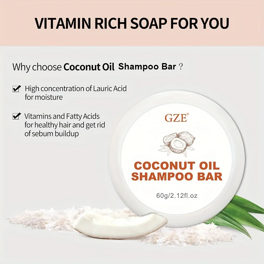 GZE Coconut Shampoo Bar