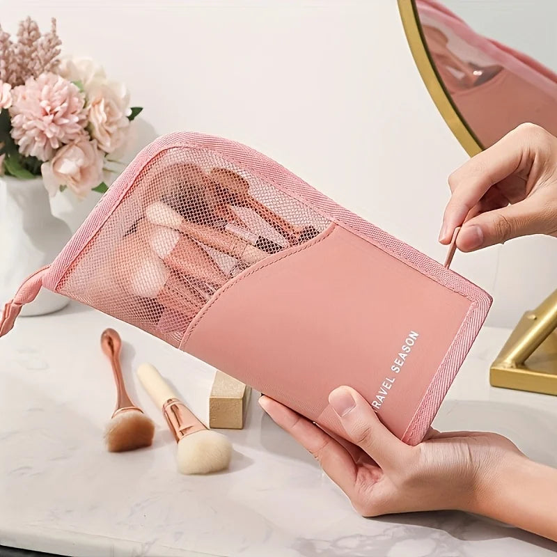 Vertical Oxford Makeup Pencil Case