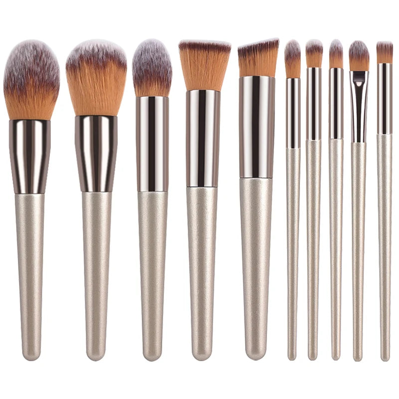 Champagne Makeup Brush Set