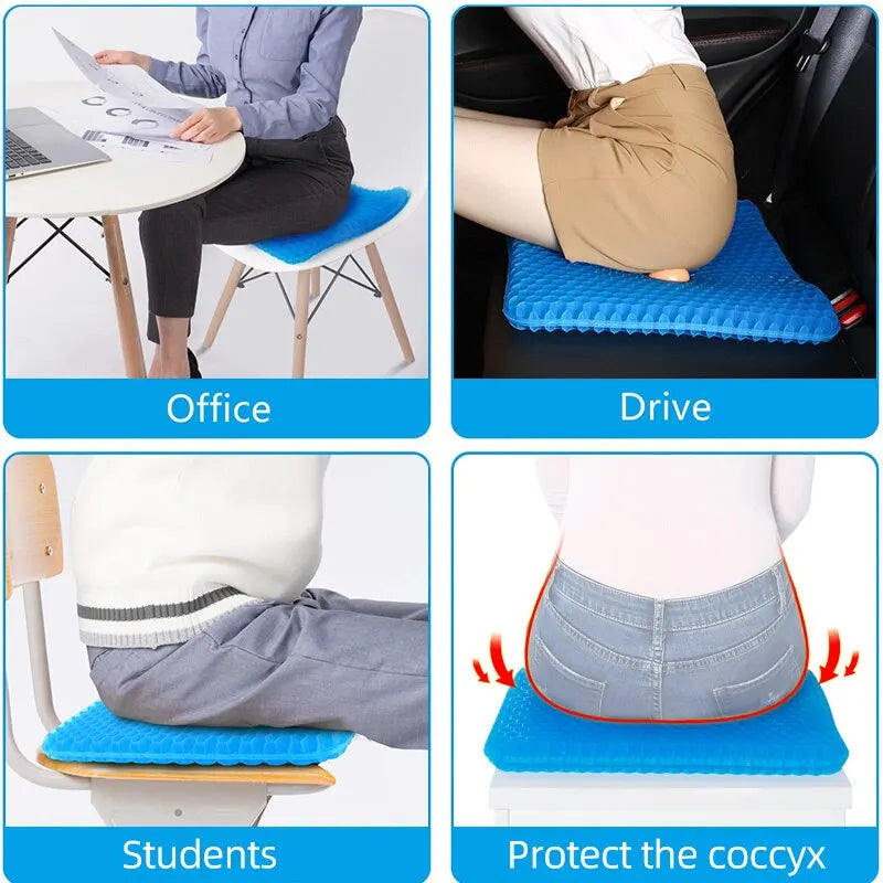 Breathable Honeycomb Gel Seat Cushion